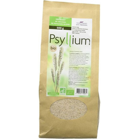 Psyllium bio Tégument poudre Transit Intestins constipation maladie  coeliaque psillium psylium dysbi